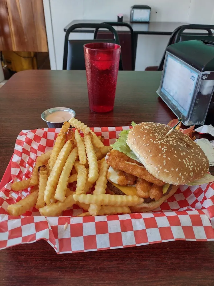 Double Burger Double Cheese Double Bacon Mozzarella Sticks with All